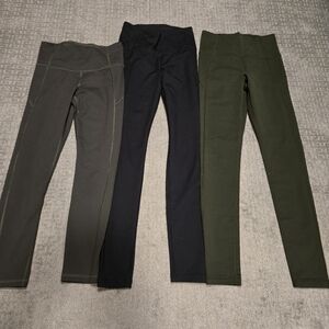 Black and Green Leggings